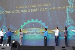Phó Chủ tịch nước dự Lễ phát động phong trào thi đua 'Lao động giỏi, năng suất cao, thu nhập tốt'