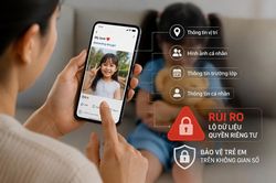 Khoe con trên mạng xã hội có thể làm tăng nguy cơ lộ dữ liệu
