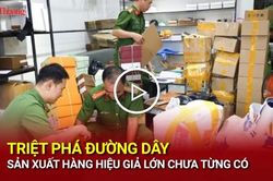 Cần Thơ: Triệt phá đường dây sản xuất hàng hiệu giả lớn chưa từng có