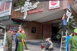 Đường Láng thông thoáng hơn sau xử lý vi phạm trật tự đô thị