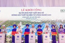 Ninh Bình khởi công nhà máy giấy bao bì công nghệ cao 3.050 tỷ đồng