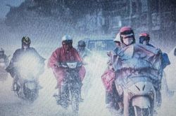 Hà Nội và nhiều khu vực Bắc Bộ từ chiều tối có khả năng xuất hiện mưa rào và dông