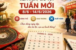 Xem ngày giờ tuần mới từ 8/6 - 14/6/2026: Ngày nào đẹp để động thổ, khai trương, xuất hành?