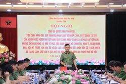 Thanh tra chuyên đề tại một số đơn vị thuộc Công an thành phố Hà Nội