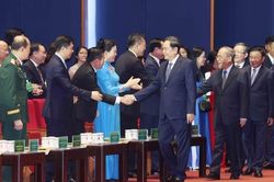 Chủ tịch Quốc hội dự khai mạc Đại hội Hội Nông dân Việt Nam lần thứ IX