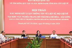 Phó Thủ tướng Phạm Thị Thanh Trà dự Hội thảo đặc biệt xác minh thông tin về khu mộ liệt sĩ tập thể tại Công viên Lê Thị Riêng