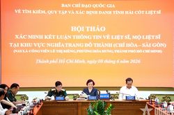Khẩn trương tìm kiếm, quy tập hài cốt liệt sĩ tại Công viên Lê Thị Riêng (TP Hồ Chí Minh)