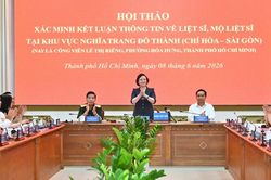 Phó Thủ tướng Phạm Thị Thanh Trà: Xác minh cẩn trọng, chặt chẽ thông tin mộ tập thể liệt sĩ