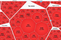 VN-Index giảm hơn 48 điểm, tuột mốc 1.800 điểm