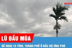 Đề nghị 15 tỉnh, thành phố ở Bắc bộ ứng phó đợt lũ đầu mùa