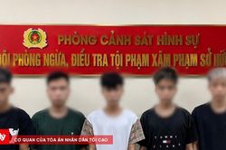 Bắt, khởi tố 5 đối tượng thanh thiếu niên cướp tài sản