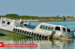 Nhiều con tàu tiền tỷ hoen gỉ, nằm 'bất động' ở Lý Sơn