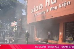 Kịp thời khống chế vụ cháy cửa hàng Xiao ha ha ở trung tâm Hà Tĩnh