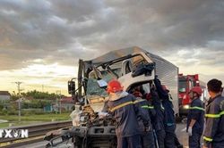 Tai nạn giao thông nghiêm trọng trên cao tốc Bắc-Nam, hai người tử vong