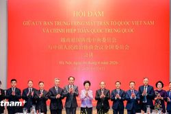 Tăng cường hợp tác giữa Mặt trận Tổ quốc Việt Nam và Chính hiệp Toàn quốc Trung Quốc