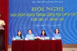Khai mạc Hội nghị lần thứ 17, Ban Chấp hành TƯ Hội LHPN Việt Nam khóa XIII