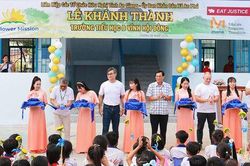 Khánh thành 6 phòng học mới tại Trường Tiểu học 'B' Vĩnh Hội Đông