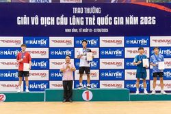 Bắc Ninh giành 5 huy chương tại Giải vô địch Cầu lông trẻ quốc gia