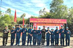 Xã Tây Ninh Hòa: Kiểm tra bắn đạn thật cho chiến sĩ dân quân năm thứ nhất