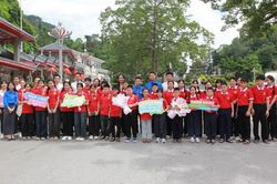 Đại biểu thiếu nhi hai tỉnh Lạng Sơn và Tuyên Quang tham gia giao lưu tại Quảng Tây (Trung Quốc)