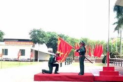 Lễ tuyên thệ chiến sĩ mới tại Trung đoàn 174