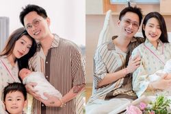 Rapper Rhymastic và bà xã Thanh Huyền đón con thứ hai: Bé Ma Bư chính thức lên chức anh trai