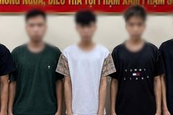 Công an TP Hải Phòng khởi tố 5 thanh thiếu niên cướp xe máy và điện thoại