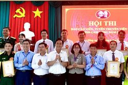 Sôi nổi Hội thi báo cáo viên, tuyên truyền viên giỏi tại Cụm 4