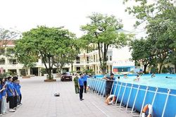 Gần 200 đoàn viên, thanh thiếu nhi được trang bị kỹ năng bảo vệ bản thân