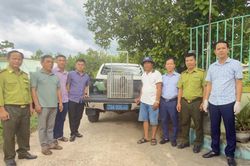 Tiếp nhận và bàn giao cá thể khỉ mặt đỏ thuộc nhóm động vật quý hiếm