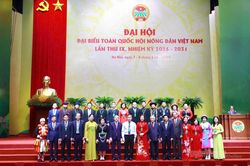 Đồng chí Ma Thế Hồng, Phó Bí thư Tỉnh ủy, Chủ tịch Ủy ban MTTQ Việt Nam tỉnh dự Đại hội đại biểu toàn quốc Hội Nông dân Việt Nam lần thứ IX