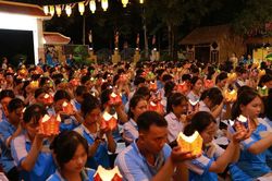 An Giang: Tịnh xá Ngọc Thạnh tổ chức lễ cầu nguyện mùa thi 'Thắp sáng ước mơ'