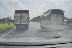 Đi vào làn khẩn cấp để vượt xe, nam tài xế bị phạt 5 triệu đồng