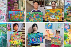 Top 10 tác phẩm được yêu thích nhất cuộc thi 'Ngôi nhà mơ ước 2026' trên Diễn đàn trẻ em Việt Nam