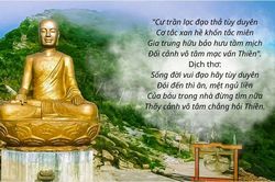 Góp phần tìm hiểu bài thi kệ 'Cư trần lạc đạo' của Phật hoàng Trần Nhân Tông
