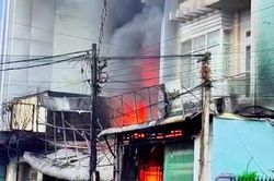 Vĩnh Long: Cháy cửa hàng văn phòng phẩm, phát hiện thi thể cụ ông bên trong