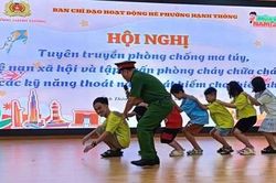 Phường Hạnh Thông: Tuyên truyền phòng, chống ma túy và trang bị kỹ năng an toàn cho thiếu nhi dịp hè