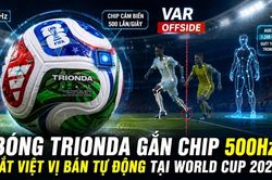Cảm biến trong bóng Trionda và công nghệ bắt việt vị bán tự động ở World Cup 2026