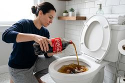 Đổ Coca-cola xuống bồn cầu có tác dụng gì?