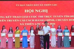 Hơn 10.600 lượt dự thi tìm hiểu cải cách hành chính, chuyển đổi số tại Thiên Lộc