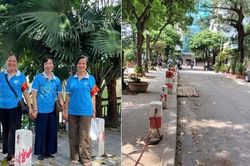 Những người phụ nữ bền bỉ làm đẹp phố phường
