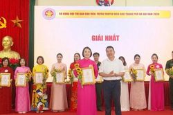 Thí sinh xã Thường Tín đoạt giải Nhất sơ khảo Hội thi Báo cáo viên, tuyên truyền viên giỏi cụm 7