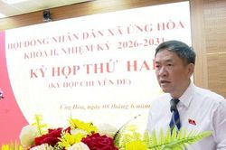 Kỳ họp thứ 2, HĐND xã Ứng Hòa thông qua nhiều nghị quyết quan trọng
