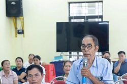 Cử tri xã Ứng Thiên kiến nghị về đất đai, nước sạch và môi trường nông thôn
