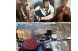 Công an Quảng Trị bắt 3 đối tượng, thu hơn 7.000 viên ma túy hồng phiến và 2kg ma túy dạng đá