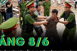 Trung tá Cảnh sát cơ động bị chém khi làm nhiệm vụ, 'kẻ thủ ác' bị quật ngã ngay tại chỗ