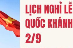Chính thức: Nghỉ 5 ngày dịp Quốc khánh 2/9
