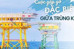 Hai vòng tàu quanh Nhà giàn DK1/2 Phúc Tần: Cuộc gặp gỡ đặc biệt giữa trùng khơi
