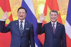 Thủ tướng Lê Minh Hưng chủ trì lễ đón Thủ tướng Thái Lan