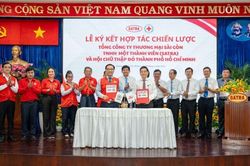 SATRA và Hội Chữ thập đỏ TP.HCM ký kết hợp tác chiến lược